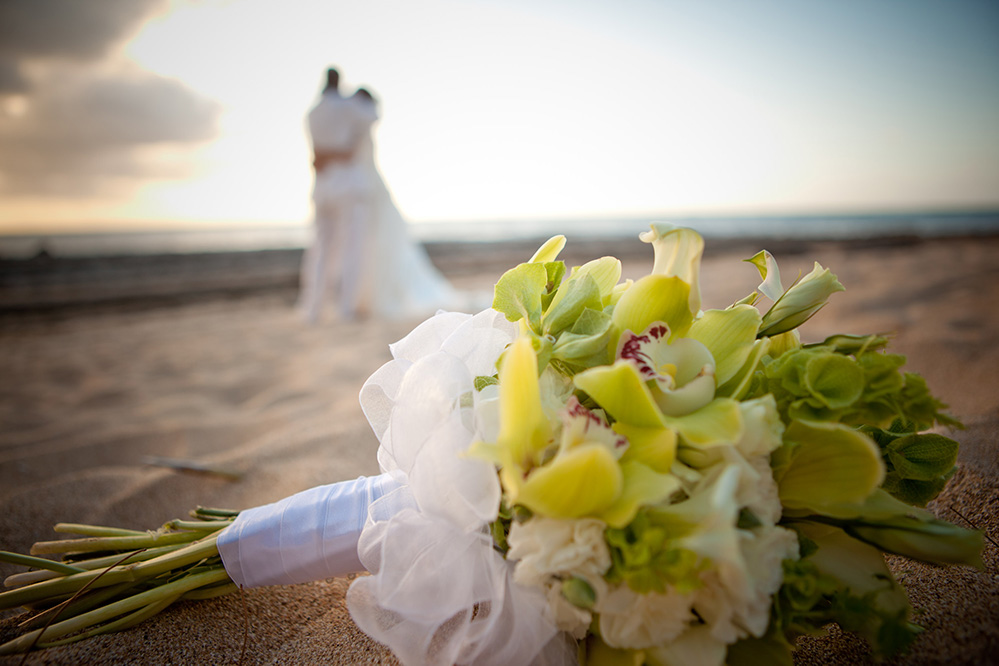Beach Wedding & Luau Reception for Adam & Michelle