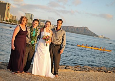 Diamond Head Wedding, Magic Island, Waikiki