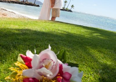 Wedding Ceremony At Kahala Beach, Oahu