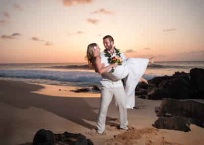 Sunset On The North Shore Of Oahu