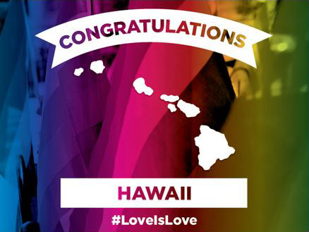 Hawaii Passes Same Sex Marriage Bill