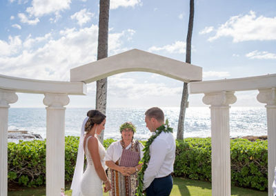 Beach Wedding Reception, Oahu
