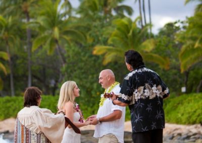 Ukulele Player, Oahu Beach Wedding