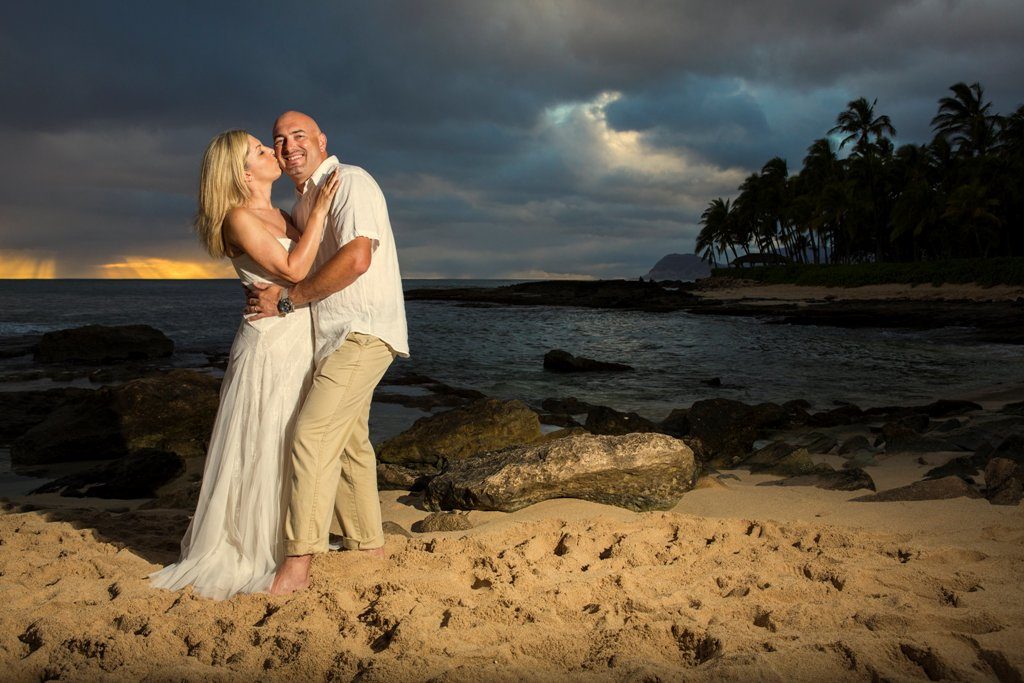 Sunset Beach Wedding Koolina