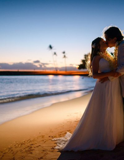 Magic Island Sunset Wedding