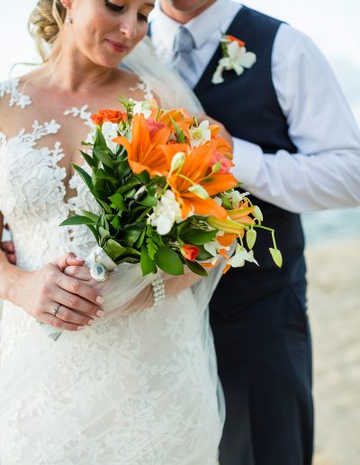 Nicole & Tim North Shore Oahu Beach Wedding