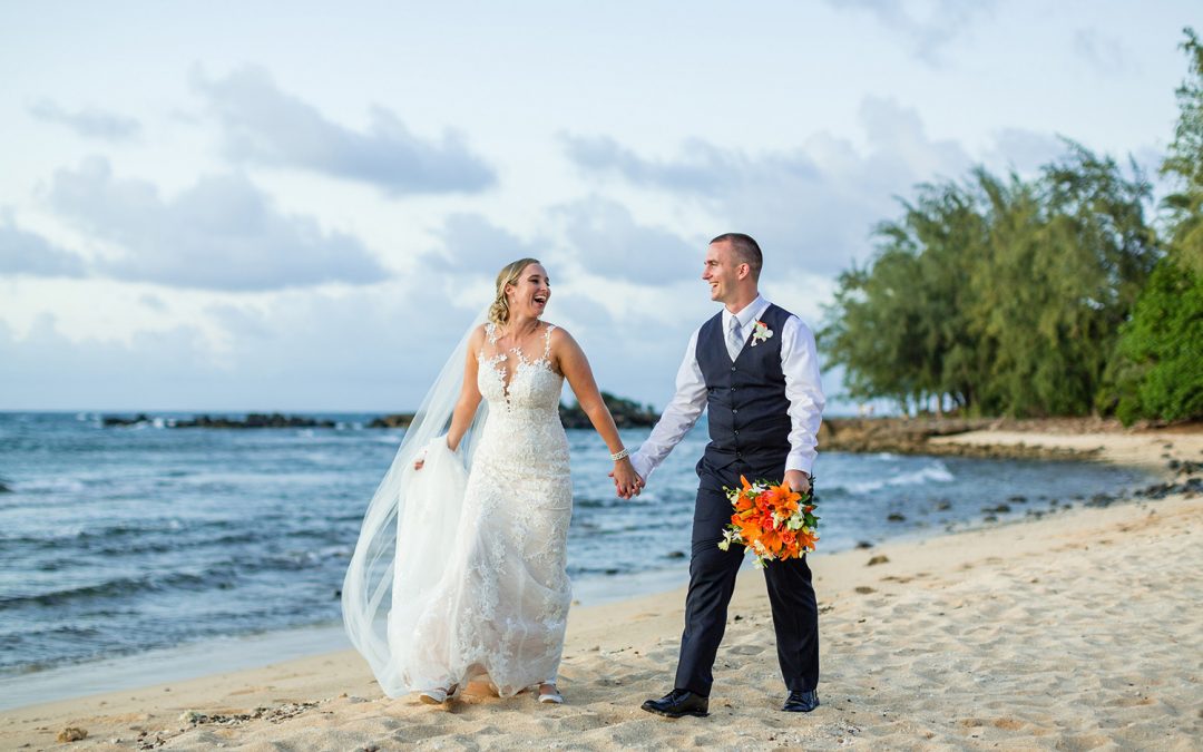 Nicole & Tim North Shore Oahu Beach Wedding