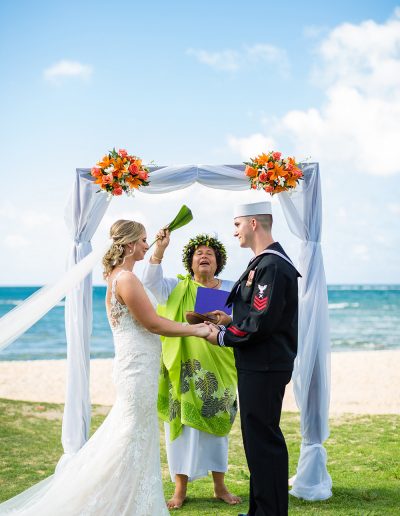 Nicole & Tim Wedding Hawaiian Blessing