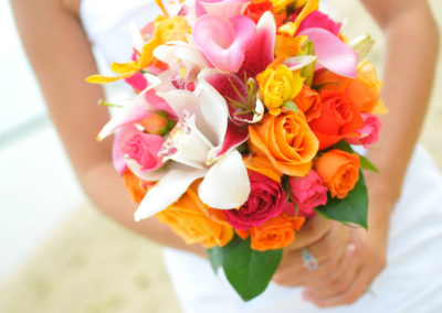 Colorful Tropical Mix Wedding Bouquet
