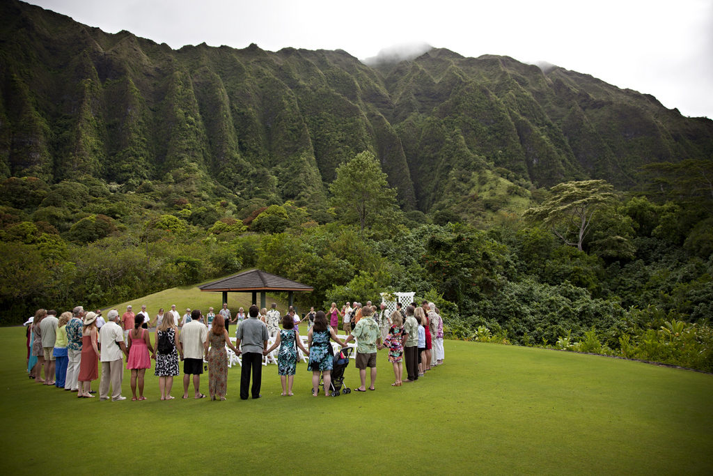 Tropical Ceremony Vow Renewal