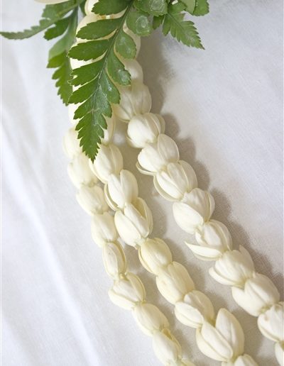 pikake brides lei 2 or 3 strands