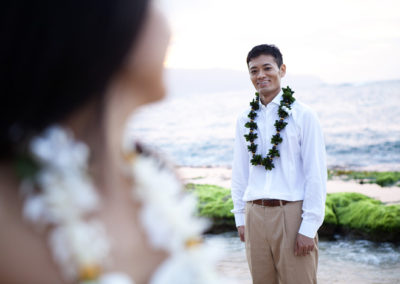 Hawaii Beach Sunset Wedding