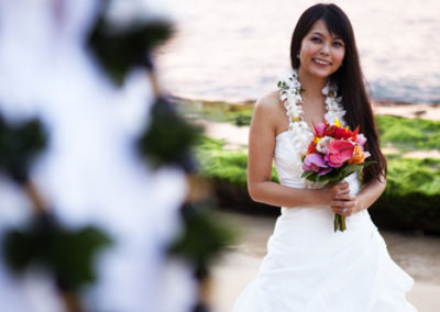 Hawaii Beach Sunset Wedding