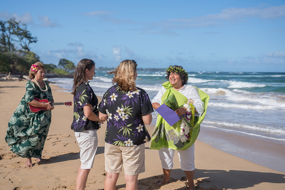 Same Sex Beach Wedding