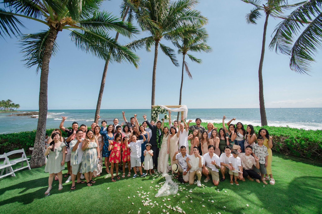 Paradise Cove Oahu Hawaiian Wedding