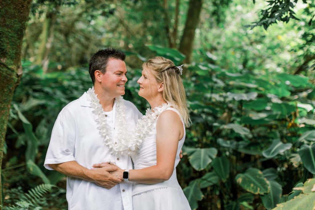 Oahu Waterfall Ceremony