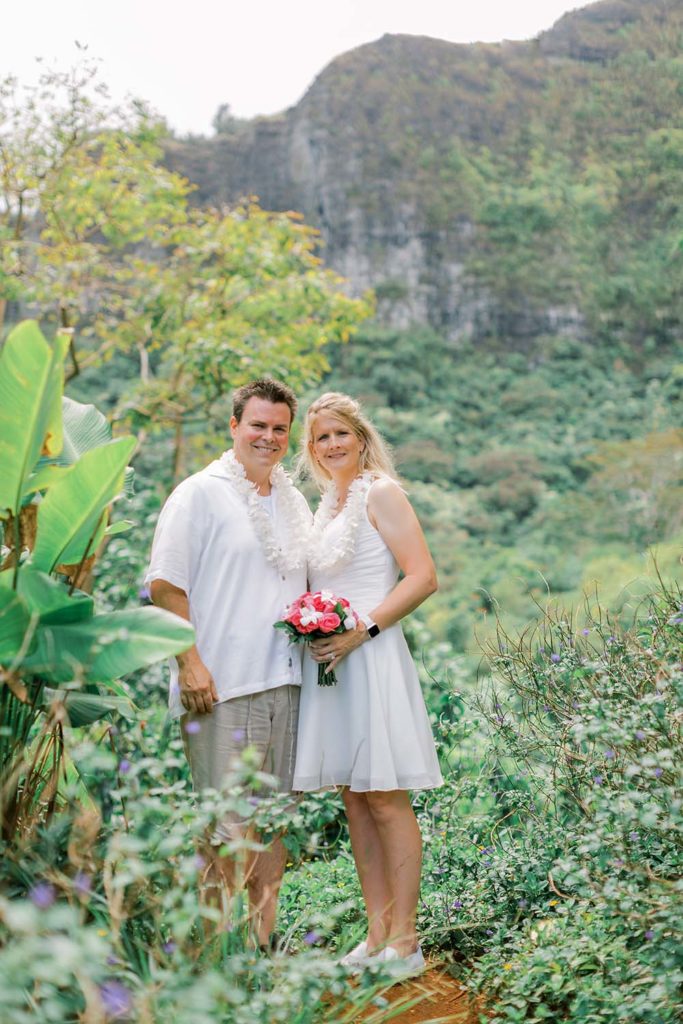 Oahu Waterfall Ceremony